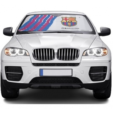 Originální sluneční clona pod přední sklo s logem FC BARCELONA 145x80 cm Originální sluneční clona pod přední sklo s logem FC BARCELONA 145x80 cm