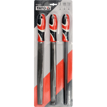 Sada pilníků zámečnických 250 mm 3 ks Sada pilníků zámečnických 250 mm 3 ks