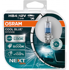 Žiarovka Osram HB4 12V 51W P22d Cool Blue INTENSE NextGeneration 5000K +100% 2 ks