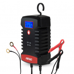 Usmerňovač digitálny AGM GEL STD LFP MAX 6A 6V 12V PRO HOOK AMIO-04532