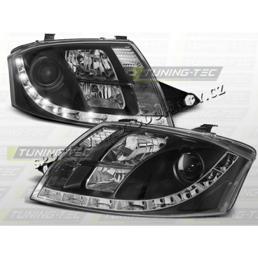Audi TT 1999-06 Predné číre svetlá daylight LED black (LPAU50) Audi TT 1999-06 Predné číre svetlá daylight LED black (LPAU50)