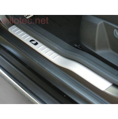 Kryty prahov ABS - strieborné matné, Škoda Yeti 09/2009 +