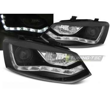 VW Polo 6R 09-03.14 predné číre svetlá Daylight black (LPVWN6) VW Polo 6R 09-03.14 predné číre svetlá Daylight black (LPVWN6)