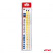 LED pásiky COB do auta oranžové 2x30cm 12V AMIO-04572