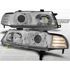Honda Prelude 1992-97 Predné číre svetlá Angel Eyes chrome (LPHO10)