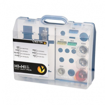 Box žiaroviek MEGA UNI 12V H1 + H1 Box žiaroviek MEGA UNI 12V H1 + H1