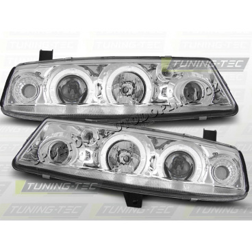 OPEL CALIBRA 1990-97 PŘEDNÍ ČÍRÁ SVĚTLA ANGEL EYES CHROME OPEL CALIBRA 1990-97 PŘEDNÍ ČÍRÁ SVĚTLA ANGEL EYES CHROME