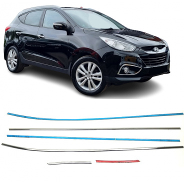 Nerez spodné obloženie okien Hyundai ix35 2010-15 6 ks Nerez spodné obloženie okien Hyundai ix35 2010-15 6 ks