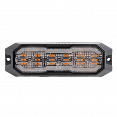 Výstražná oranžová lampa s funkciou obrysových a pozičných svetiel LED R65 R148 12V 24V 24W