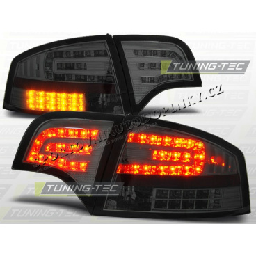 AUDI A4 (B7) SEDAN 2004-08 zadné LED lampy SMOKE (LDAU72)