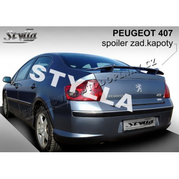 PEUGEOT 407 sedan 04+ spoiler zad. kapoty (EU homologace) PEUGEOT 407 sedan 04+ spoiler zad. kapoty (EU homologace)