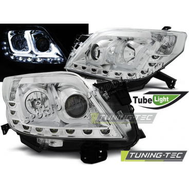 Toyota Land Cruiser 150 2009- přední světla Tube Light chrome Toyota Land Cruiser 150 2009- přední světla Tube Light chrome