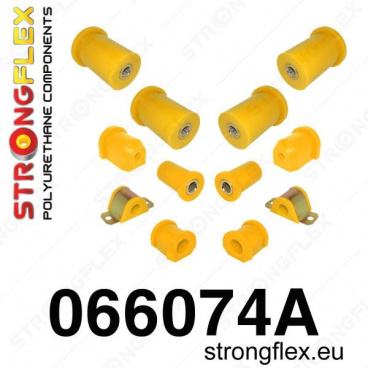 Fiat Seicento 1998-08 Strongflex Šport kompletná zostava silentblokov 12 ks Fiat Seicento 1998-08 Strongflex Šport kompletná zostava silentblokov 12 ks