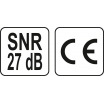 Slúchadlá pracovné (ochranné) 27dB