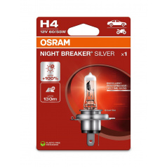 Žiarovka OSRAM Night Breaker Silver H4 12V60/55W +100% 1 ks