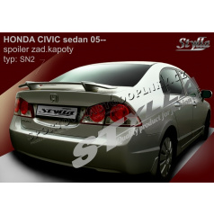 Honda Civic sedan 05+ spoiler zadnej kapoty (EÚ homologácia)