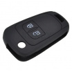 Silikónový obal na kľúč Opel pre vystreľovací kľúč čierny