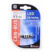 Žárovka 6 SMD LED 12V suf. SV8.5 38mm s rezistorem CAN-BUS modrá