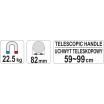 Pätka magnetická teleskopická