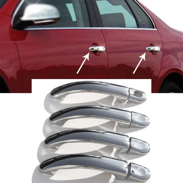 Nerez kryty kľučiek VW Golf V, VI 2003-12, Jetta 2005-11 Nerez kryty kľučiek VW Golf V, VI 2003-12, Jetta 2005-11