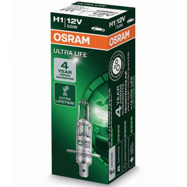 Halogénová žiarovka Ostram Ultra Life H1 55W (4 roky záruka) 1 ks Halogénová žiarovka Ostram Ultra Life H1 55W (4 roky záruka) 1 ks