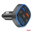 FM vysielač do auta 2×USB-A 12V 24V