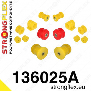 Opel Astra F StrongFlex Sport kompletní sestava silentbloků 12 ks