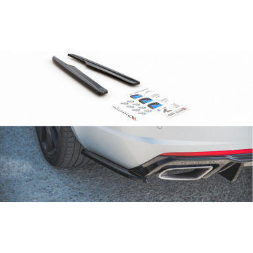 Bočné difúzory pod zadný nárazník ver.2 pre Škoda Octavia RS Mk3, Maxton Design (čierny lesklý plast ABS) Bočné difúzory pod zadný nárazník ver.2 pre Škoda Octavia RS Mk3, Maxton Design (čierny lesklý plast ABS)