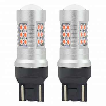 Žiarovky T20 24 SMD CAN BUS (s odporom) červená 5600K - 2 ks Žiarovky T20 24 SMD CAN BUS (s odporom) červená 5600K - 2 ks
