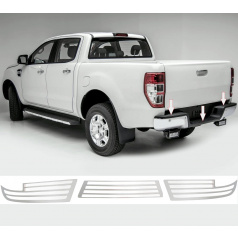 Nerez leštený kryt hornej hrany zadného nárazníka Ford Ranger 2015-22