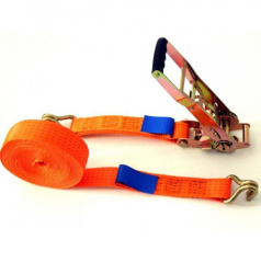 Popruh s račňou a hákmi 1 ks 5000kg x 8 metrov TÜV