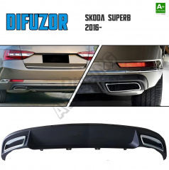 Kompletný zadný difuzor Škoda Superb III 2016+