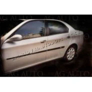 Alfa Romeo 166, 1998-2007, sedan, bočné ochranné lišty dverí Alfa Romeo 166, 1998-2007, sedan, bočné ochranné lišty dverí