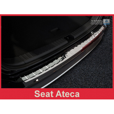 Nerez kryt- ochrana prahu zadného nárazníka Seat Ateca 2015-16 Nerez kryt- ochrana prahu zadného nárazníka Seat Ateca 2015-16