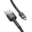 Kábel USB na micro USB Baseus Cafule 2.0A 3m šedo-čierny