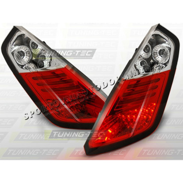 Fiat Grande Punto 2005-09 zadné LED lampy red white (LDFI02)