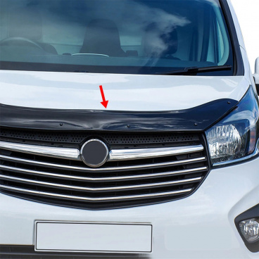 Deflektor prednej kapoty F. Talento 2016-20, N. Nv300 2014+, O. Vivaro 2014-19 Deflektor prednej kapoty F. Talento 2016-20, N. Nv300 2014+, O. Vivaro 2014-19