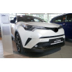 Nerez - karbón kryt- ochrana prahu zadného nárazníka Toyota C-HR 2016+