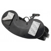 Ventilátor MITCHELL DUO 2x130mm 12V na palubnú dosku s teplomerom