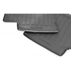 Gumové koberce Škoda Rapid 2012+
