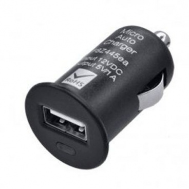 USB nabíjačka 12V 1000 mA, 1x USB, LED podsvietenie