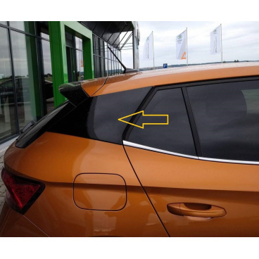 Dekorativní kryty C sloupků Škoda Fabia IV černé lesklé Dekorativní kryty C sloupků Škoda Fabia IV černé lesklé