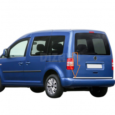 Nerez lišta hrany kufra VW Caddy 2004-14 Nerez lišta hrany kufra VW Caddy 2004-14