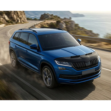 Prevlek prednej časti kapoty čierny čierny Škoda Kodiaq 2017-24 Prevlek prednej časti kapoty čierny čierny Škoda Kodiaq 2017-24