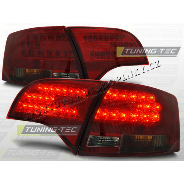 AUDI A4 (B7) AVANT 2004-08 zadné  LED lampy RED SMOKE (LDAU61)