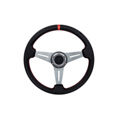 Sportovní volant černý karbon R 350 mm