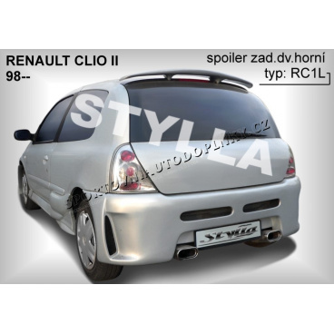 RENAULT CLIO II (98+) spojler chrbta. dverí hornej (EU homologácia) RENAULT CLIO II (98+) spojler chrbta. dverí hornej (EU homologácia)