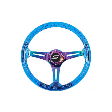 Volant SLIDE 350mm offset:70mm NeoChrome Acrylic Blue