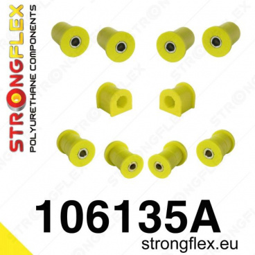 Mazda MX5 1999-05 Strongflex Šport zostava silentblokov len pre prednú nápravu 10 ks