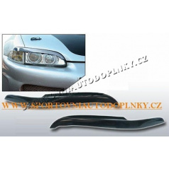 Predné mračítka Honda Civic 1992-95 čierne, alebo karbón